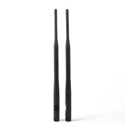2.4G 7dBi WIFI rubber antenna with RP-SMA male connector