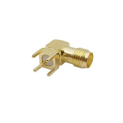  SMA Female Right Angle PCB Mount Connector